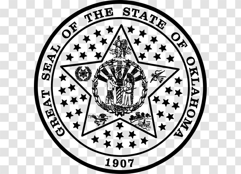 Seal Of Oklahoma Great The United States - Crest - Mainland Transparent PNG