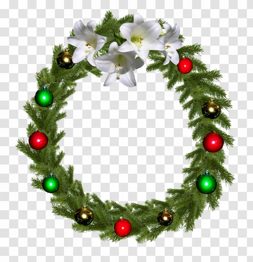 Rudolph Santa Claus Christmas Day Tree Ornament - Kerstkrans Transparent PNG
