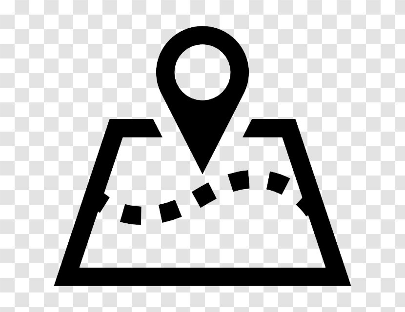Google Maps Clip Art Road Map - Black Transparent PNG