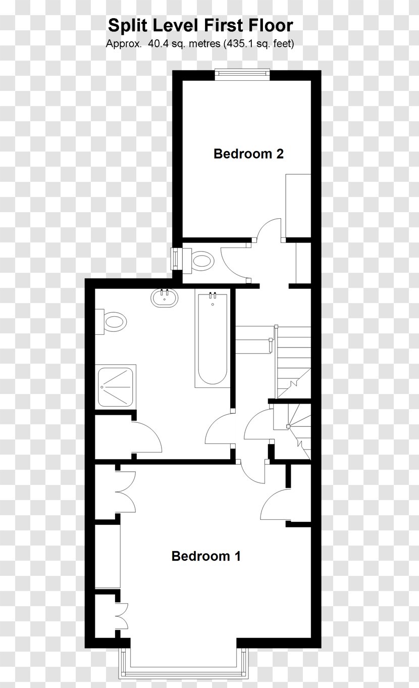 Terraced House Single-family Detached Home Apartment Bedroom - Floor Plan Transparent PNG