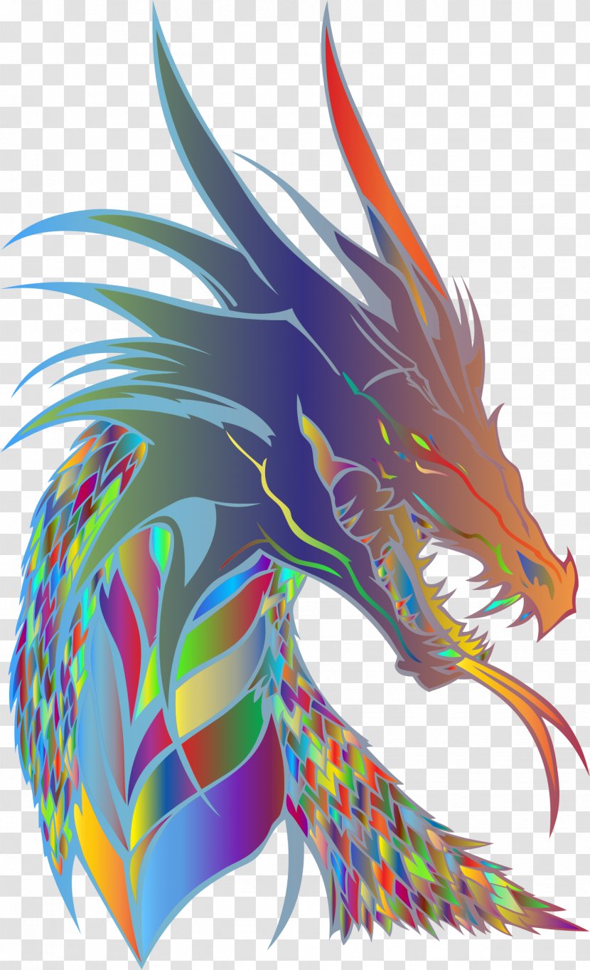 T-shirt Dragon Monster Clip Art - Feather - Oriental Transparent PNG