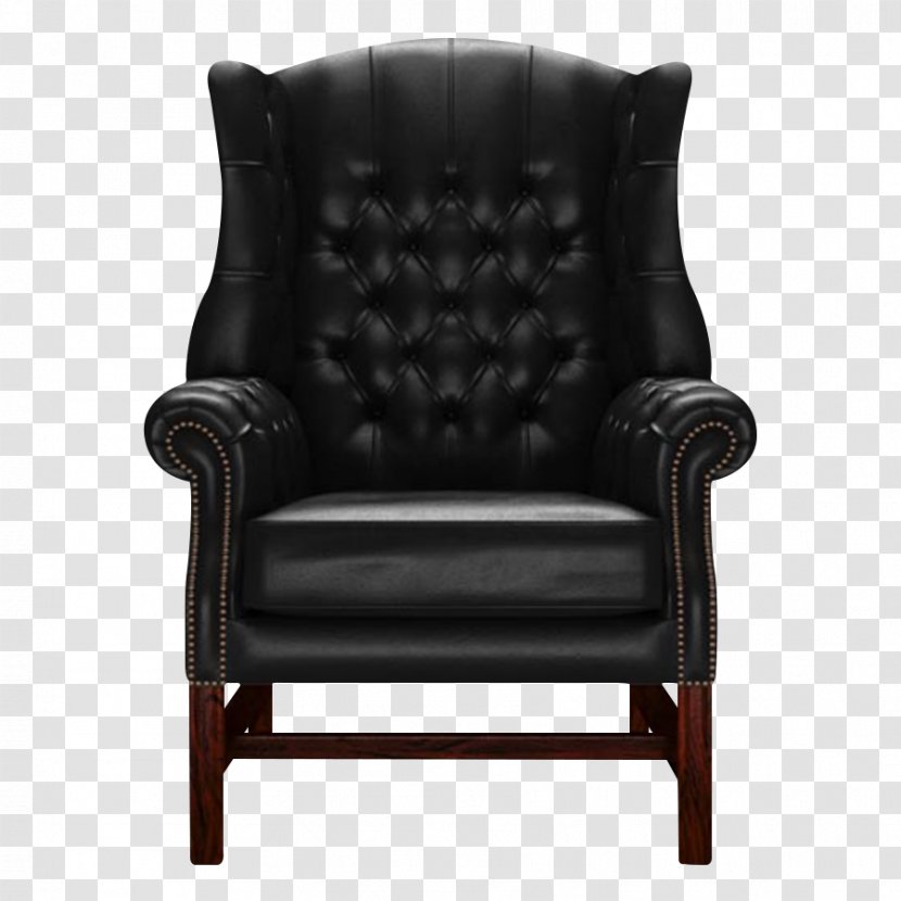 Club Chair Wing Couch Furniture Transparent PNG