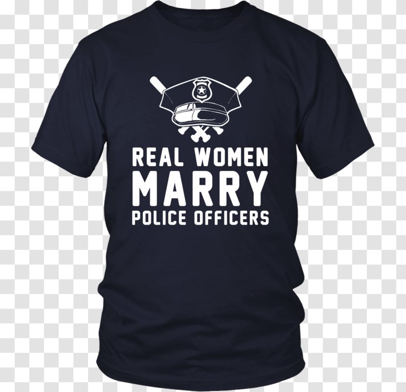 Printed T-shirt Sleeve Clothing - Woman - Police Transparent PNG