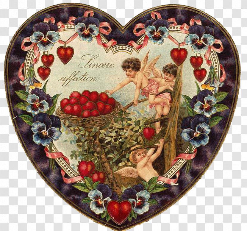 Valentine's Day Heart February 14 Love - Gift - Victorian Valentines Transparent PNG