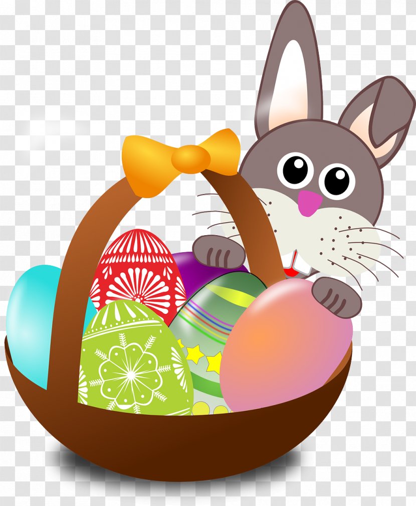 Easter Bunny Parade Basket Egg - Food - Rabbit Transparent PNG