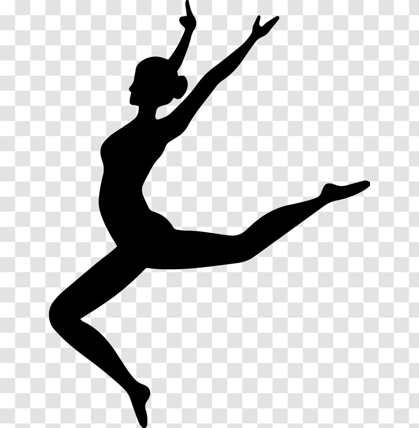 Modern Dance Drawing Silhouette - Cartoon - Let's Transparent PNG