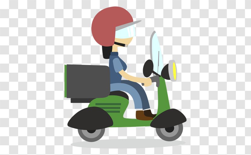 Scooter Motorcycle Clip Art Vector Graphics - Transport Transparent PNG