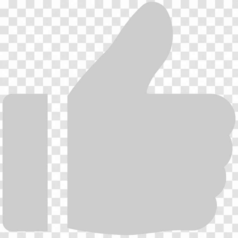 Thumb Angle White Font Transparent PNG