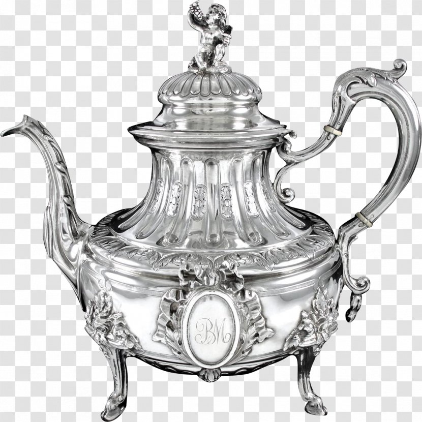 Sterling Silver Teapot Metal Tableware - Jug - Loki Transparent PNG