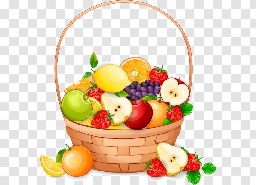 Basket Fruit - Natural Foods - Grape Transparent PNG