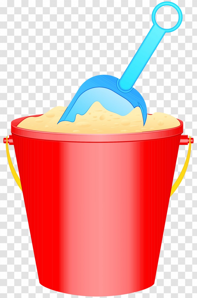 Clip Art Bucket And Shovel Spade - Pail - Plastic Transparent PNG