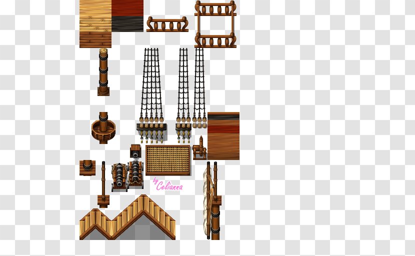 RPG Maker MV VX Tile-based Video Game Role-playing Ship - Cove - Old Pirate House Transparent PNG