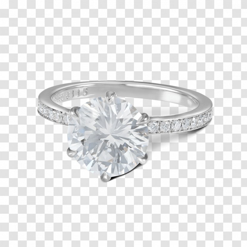 Steven Kirsch Inc Engagement Ring Solitaire Diamond - Wedding - Platinum Transparent PNG