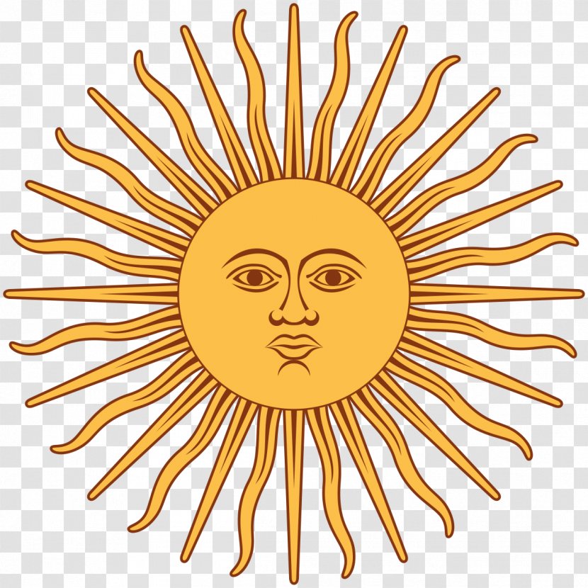 Flag Of Argentina Inca Empire Sun May Inti - Smiley - Sol Transparent PNG