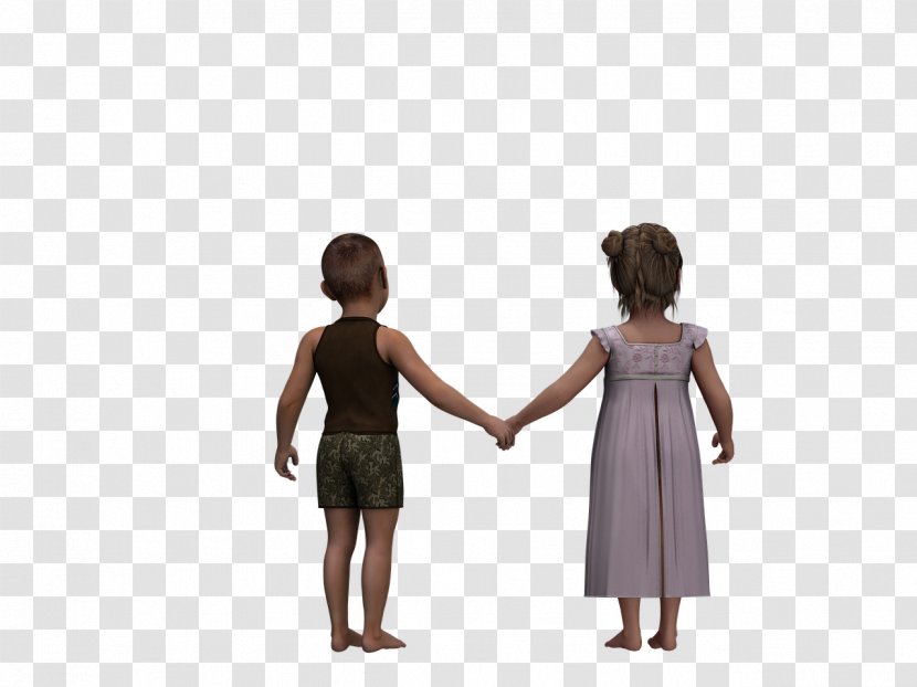 Child Holding Hands Clip Art - Frame Transparent PNG