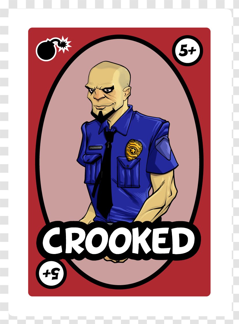 Good Cop/bad Cop Police Officer Game Playing Card - Heart Transparent PNG