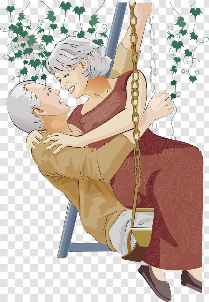Marriage Echtpaar Wife Husband Couple - Flower - Swing Time Transparent PNG