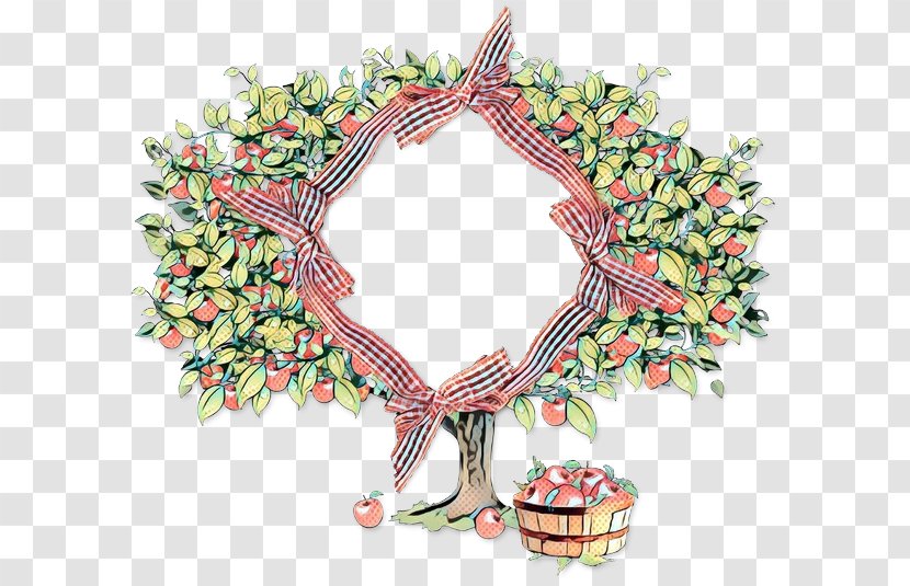 Christmas Wreath Drawing - Barrel - Holly Twig Transparent PNG