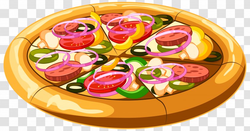 Dish Fast Food Clip Art - Garnish - Pizza Transparent PNG