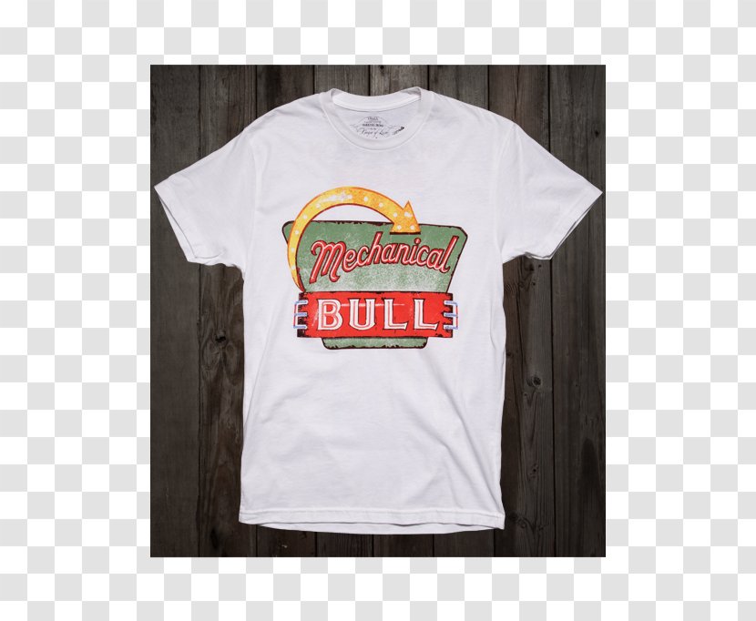 T-shirt Logo Sleeve Font - Mechanical Bull Transparent PNG