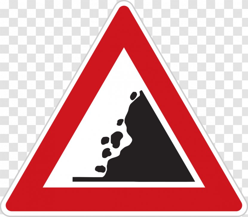 Warning Sign Traffic Stock Photography Royalty-free Rock - Road Transparent PNG