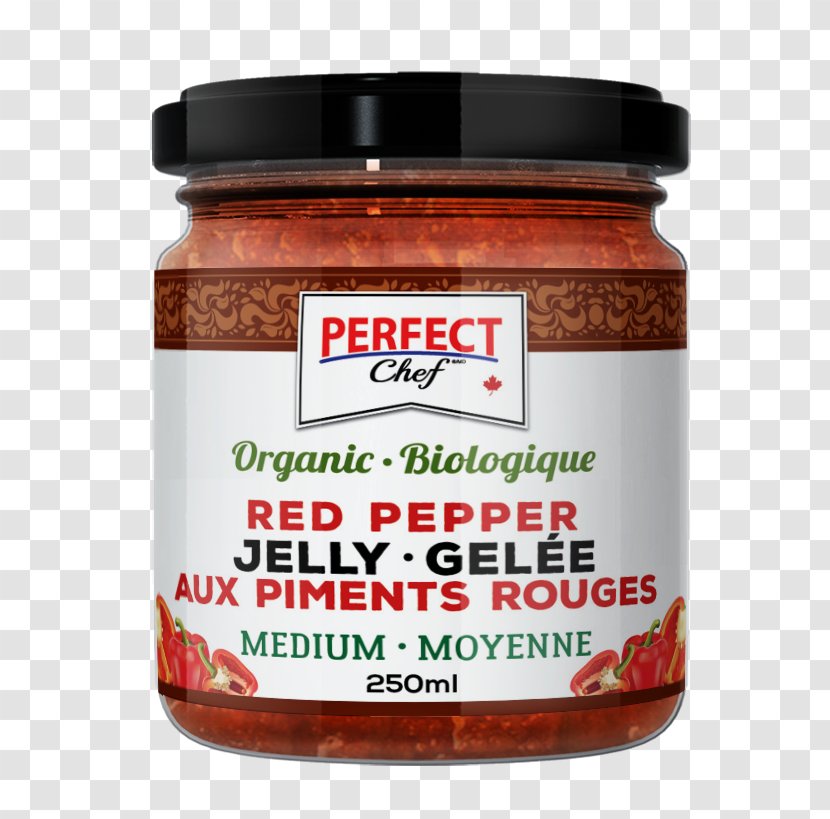 Pepper Jelly Organic Food Jam Chutney - Fruit Preserve - Crushed Red Transparent PNG