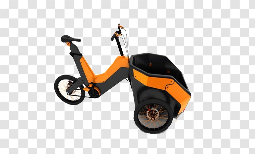 Motorized Tricycle Tool Bicycle Cycling Industry - Idea - Orange Simple Bike Transparent PNG