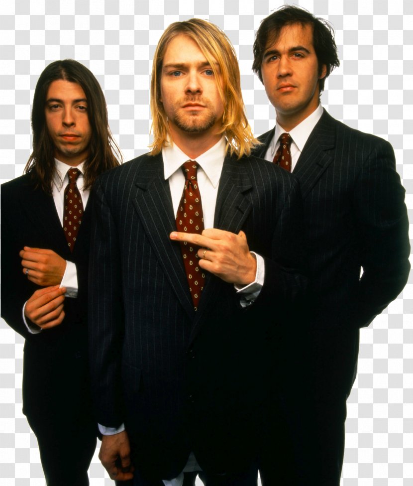 Kurt Cobain Krist Novoselic Dave Grohl Nirvana Grunge - Frame - Rock Band Transparent PNG