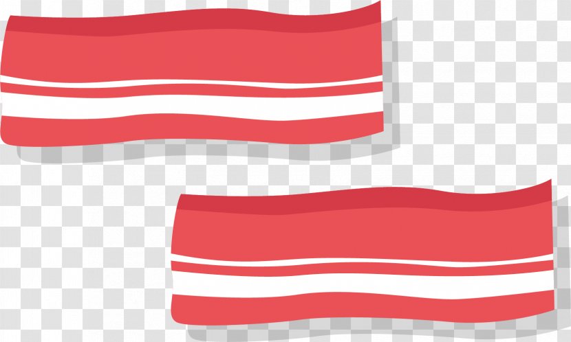 Red Flag Pattern - Snowflake Bacon Transparent PNG