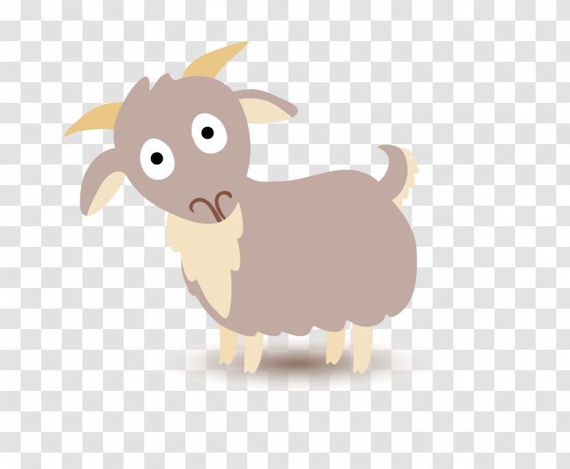 Boer Goat Sheep Illustration - Livestock - Cute Lamb Transparent PNG