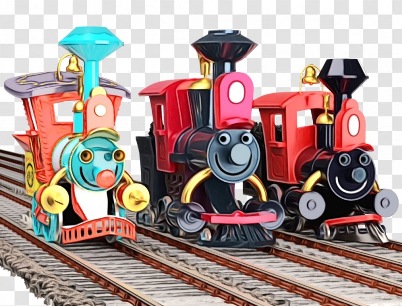 Thomas The Train Background - Track - Rolling Transparent PNG