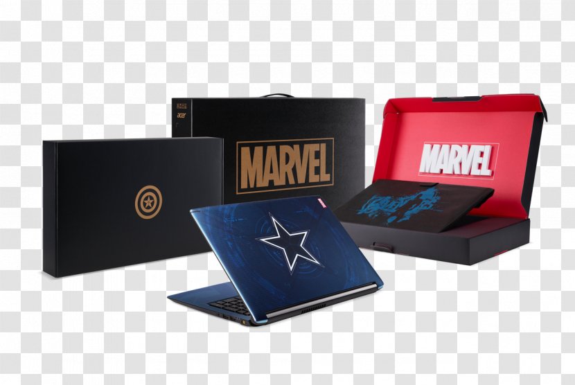Iron Man Laptop Captain America Acer Swift - Box - Infinity War Transparent PNG