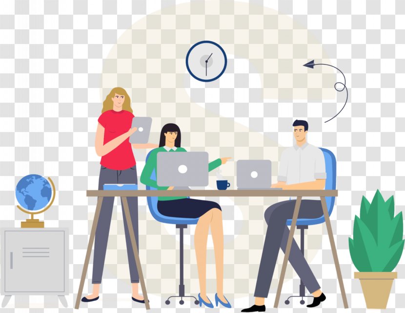 Creative Background - Sharing - Desk Collaboration Transparent PNG