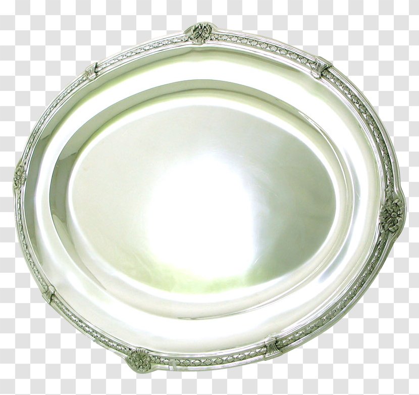 Silver Tableware Platter - Dishware Transparent PNG
