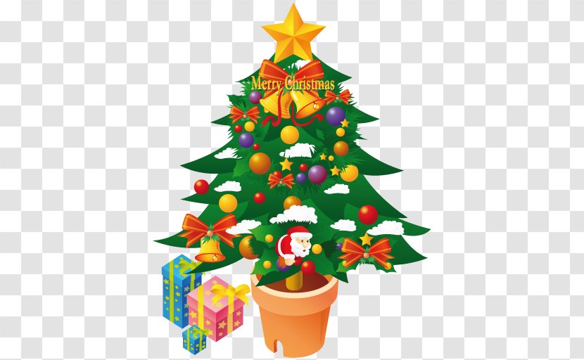 Fir Evergreen Christmas Decoration Pine Family Flowerpot - Ornament - Tree Transparent PNG