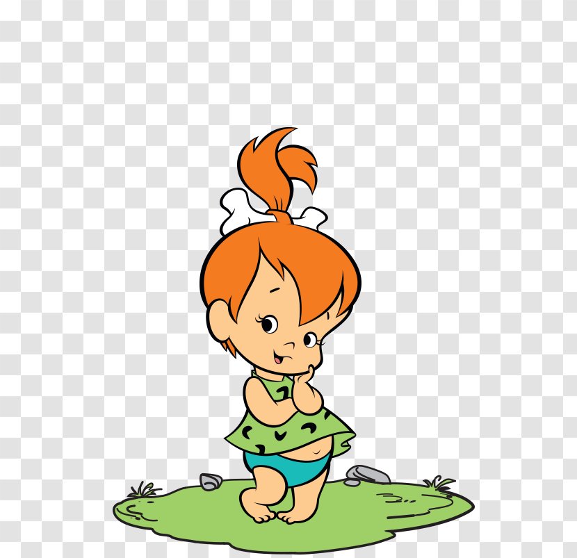 Pebbles Flinstone Bamm-Bamm Rubble Betty Barney Dino - Bammbamm - Pebble Transparent PNG