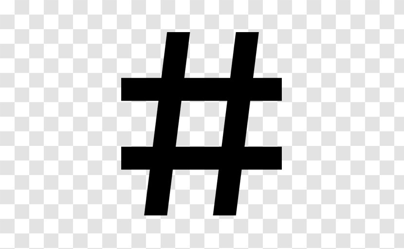 Hashtag Number Sign Clip Art - Flat Design - Symbol Transparent PNG