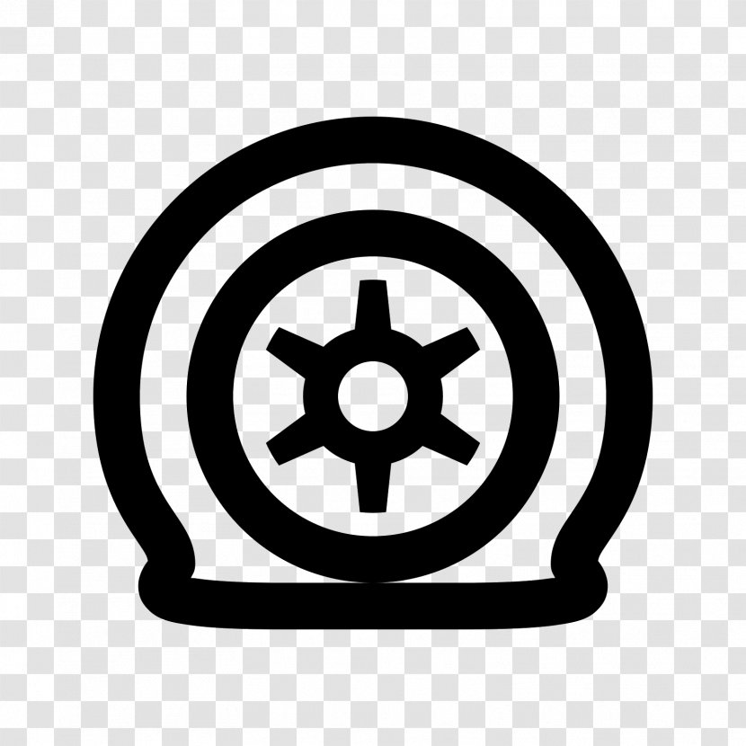 Car Flat Tire Wheel - Symbol Transparent PNG