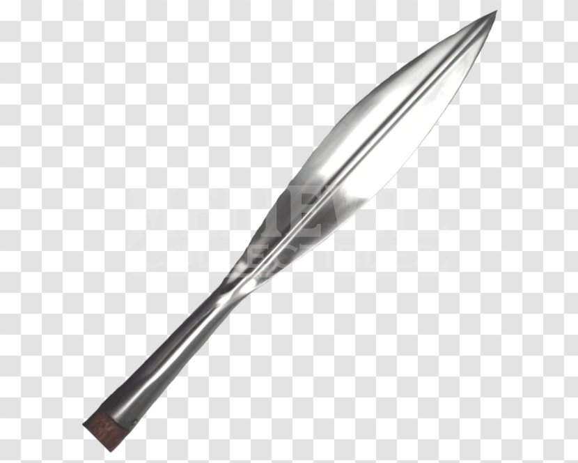 Dory Sparta Steel Chrome Plating Weapon - Spartan Army - Spear Transparent PNG