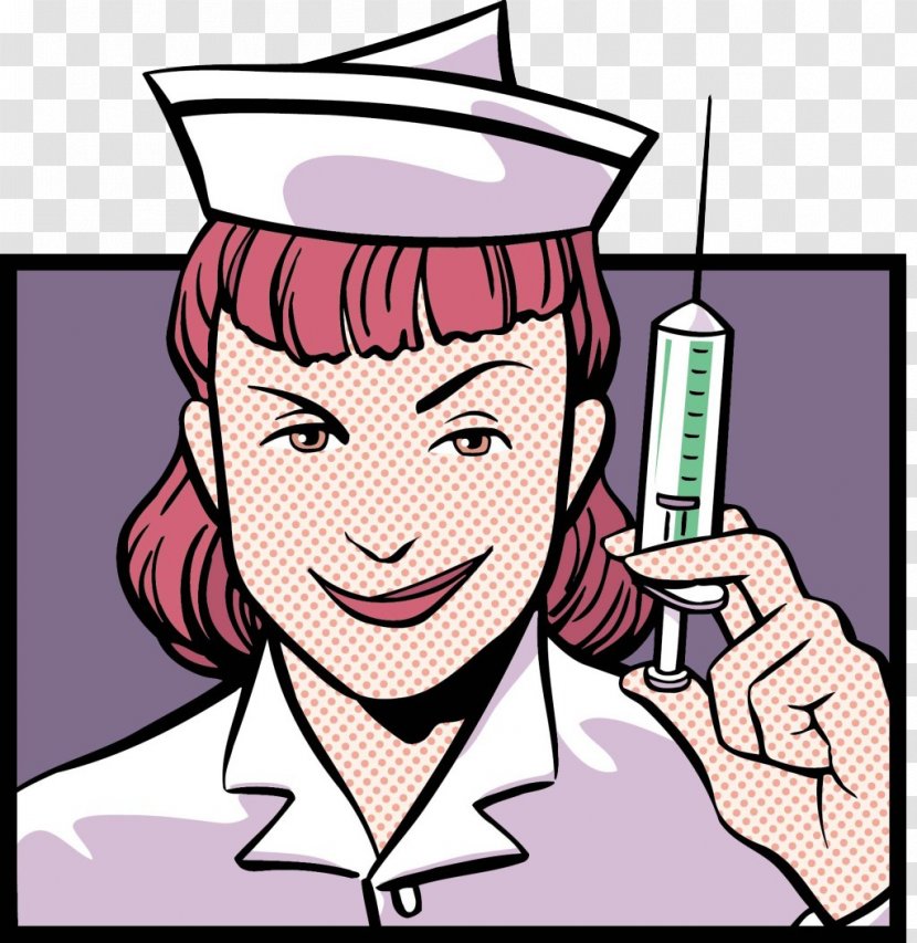 Nursing Injection Stock Illustration Clip Art - Tree - Evil Nurse Cartoon Elements Transparent PNG