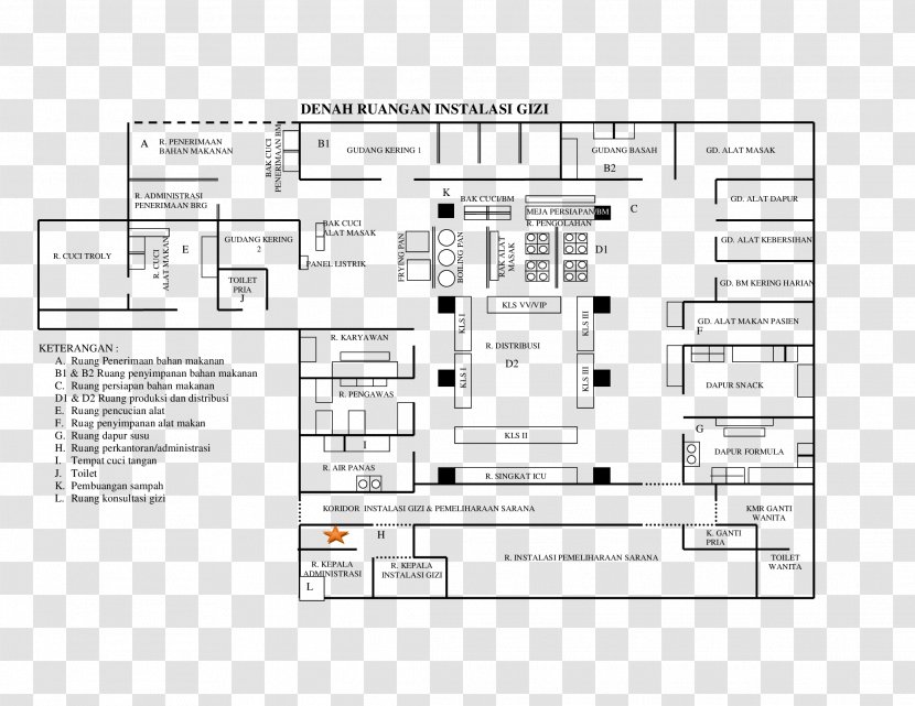 Floor Plan Bedroom House - Document Transparent PNG