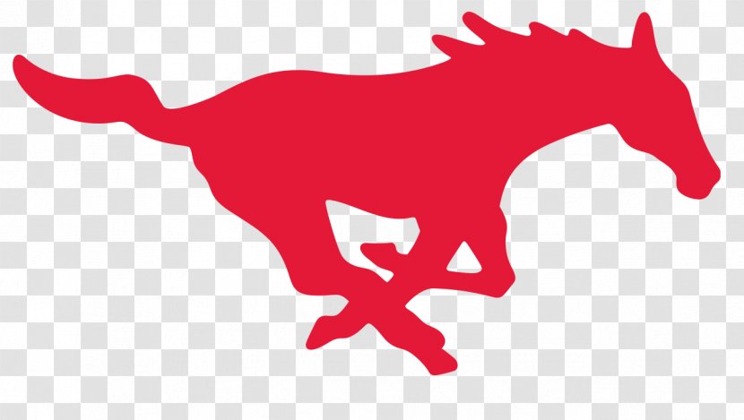 SMU Mustangs Football Mens Basketball Southern Methodist University Houston Cougars - Peruna - Mustang Mascot Logo Transparent PNG