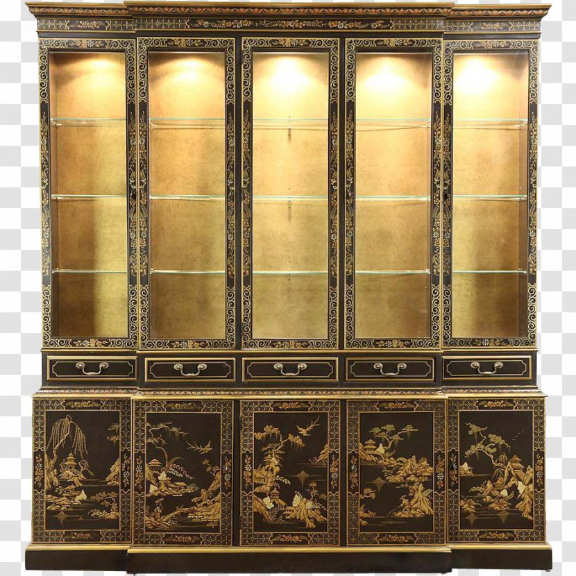Hutch Antique Cabinetry Curio Cabinet Buffets & Sideboards - Display Case Transparent PNG