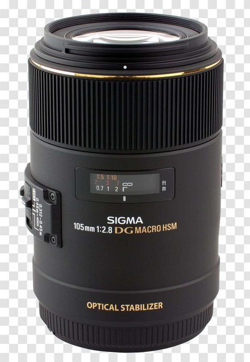 Sigma 50mm F/1.4 EX DG HSM Lens Canon EF Mount 30mm DC EF-S 60mm F/2.8 Macro USM 105mm - Autofocus - Camera Transparent PNG