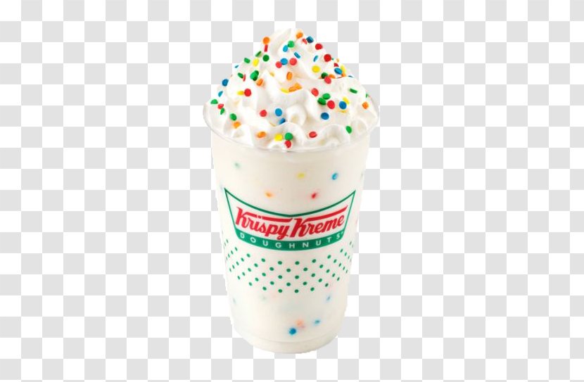 Donuts Cupcake Milkshake Krispy Kreme Drink - Birthday Cake Transparent PNG