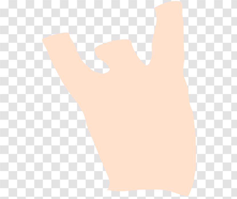 Thumb Hand Model - Neck - Design Transparent PNG