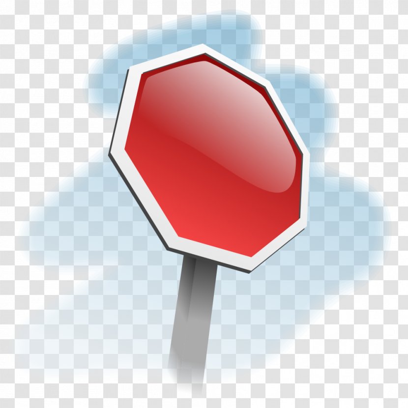 Stop Sign Traffic Clip Art - Cartoon - Template Transparent PNG