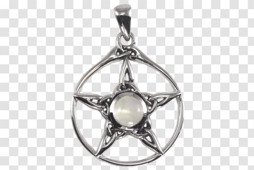 Locket Triquetra Pentacle Charms & Pendants Pentagram - Silver - Symbol Transparent PNG