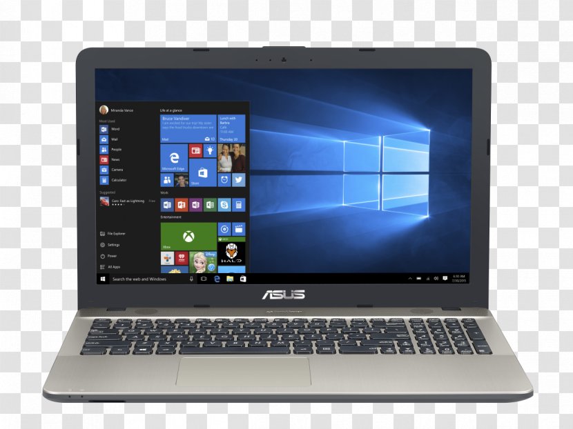 Laptop Intel Core I3 ASUS Computer Transparent PNG