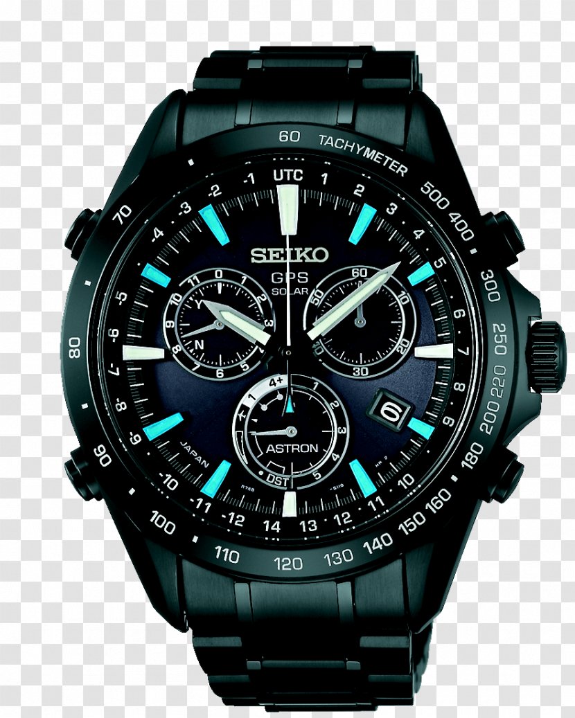 Astron Solar-powered Watch Seiko Chronograph - Brand - Watches Transparent PNG